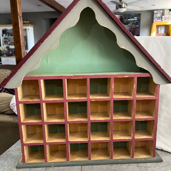 Other - Vintage Curiosity Display Case- 24 1”x1” squares and top display-BEAUTIFUL